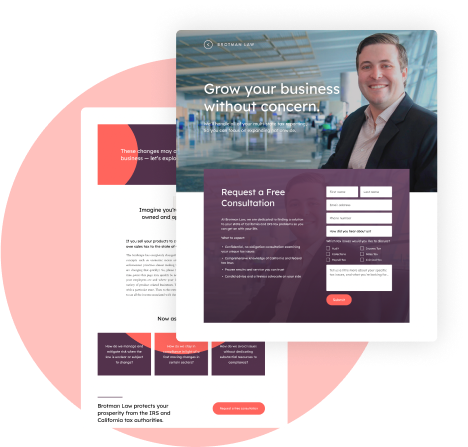 Brotman Law - Landing Page