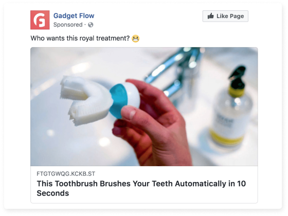 Gadget Flow Facebook Ad