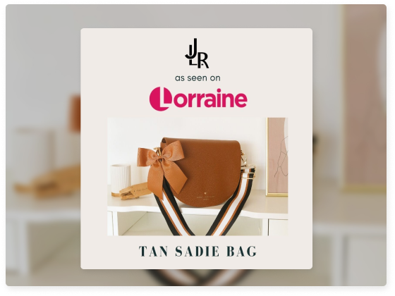 JLR Tan Sadie Bag